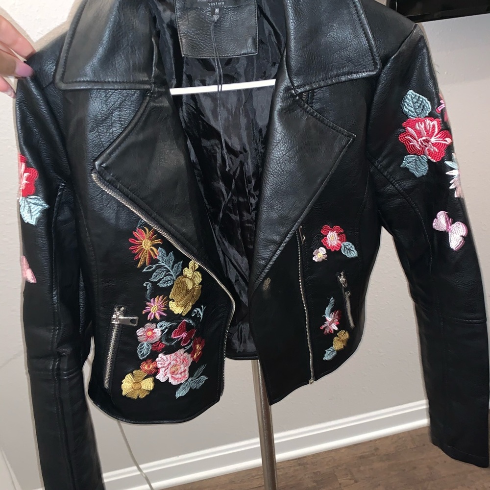Romeo Juliet couture leather jacket size medium